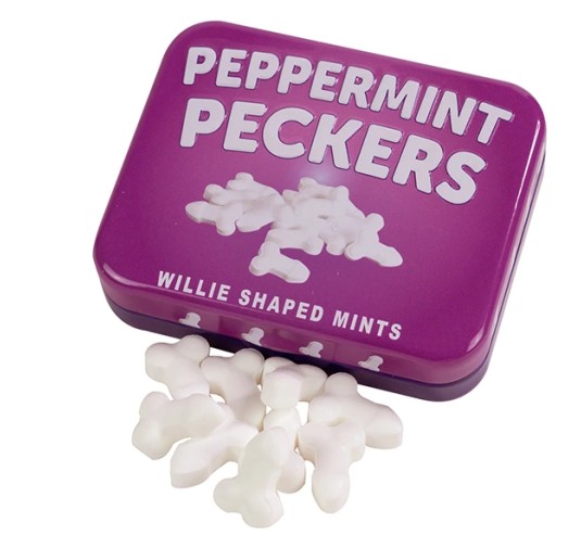 Miętówki w kształcie penisów - Peppermint Peckers Mini